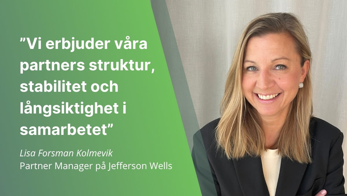 Lisa Forsman Kolmevik, Partner Manager, Jefferson Wells