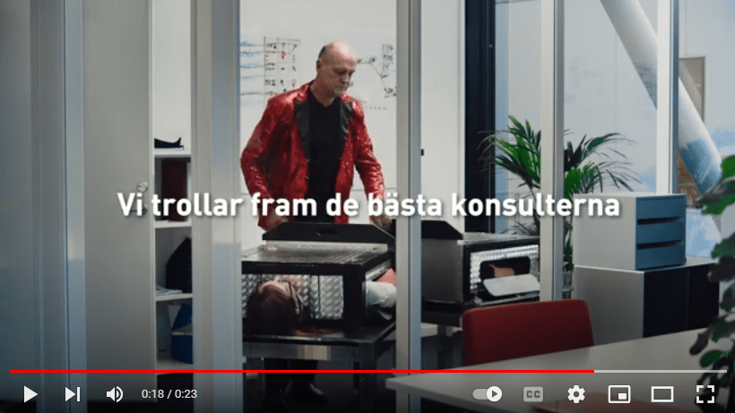 Vi trollar fram de bästa konsulterna